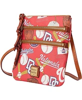 Dooney & Bourke Washington Nationals Game Day Triple Zip Crossbody Purse