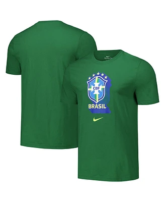 Nike Men's Green Brazil National Team Crest Core T-Shirt