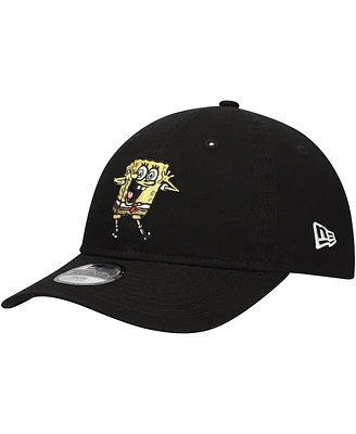 New Era Big Boys and Girls Black SpongeBob SquarePants 9TWENTY Adjustable Hat