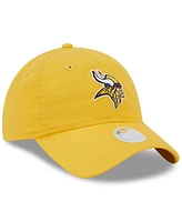 New Era Women's Gold Minnesota Vikings Main Core Classic 2.0 9TWENTY Adjustable Hat