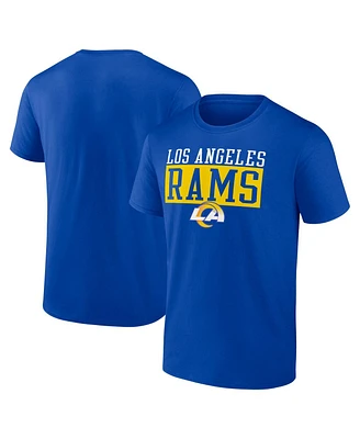 Fanatics Men's Royal Los Angeles Rams Head to Beat T-Shirt