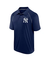 Fanatics Men's Navy New York Yankees Strong Alone Raglan Polo