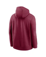 Nike Men's Garnet Florida State Seminoles Primetime Evergreen Club Fleece Pullover Hoodie