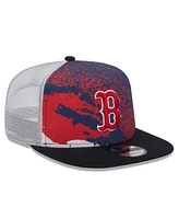 New Era Men's Navy Boston Red Sox Court Sport 9FIFTY Snapback Hat