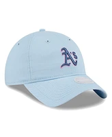 New Era Women's Oakland Athletics Multi Light Blue 9TWENTY Adjustable Hat