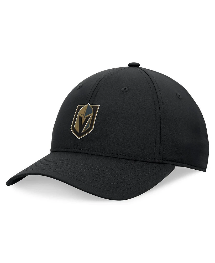 Fanatics Men's Black Vegas Golden Knights Front Office Ripstop Adjustable Hat