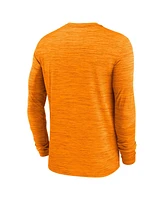 Nike Men's Tennessee Orange Volunteers 2024 Sideline Velocity Performance Long Sleeve T-Shirt