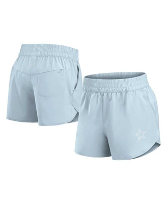 Fanatics Women's Gray Dallas Cowboys Front Office Woven Shorts