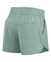 Fanatics Women's Green Notre Dame Fighting Irish Studio Woven Vibe Shorts