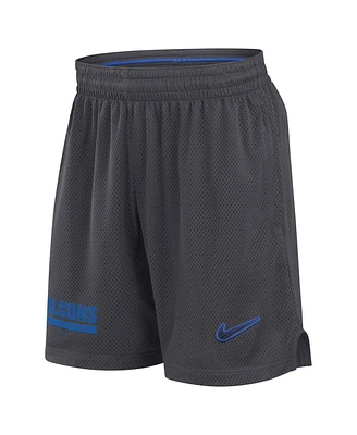 Nike Men's Charcoal Air Force Falcons 2024 Sideline Mesh Shorts