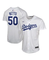 Nike Big Boys and Girls Mookie Betts White Los Angeles Dodgers Home Game Player Jersey