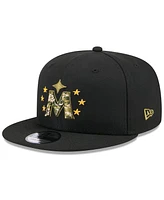 New Era Men's Black Minnesota Twins 2024 Armed Forces Day 9FIFTY Snapback Hat