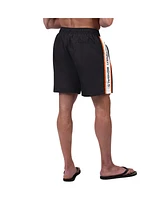 G-iii Sports by Carl Banks Men's Black Cincinnati Bengals Streamline Volley Swim Shorts