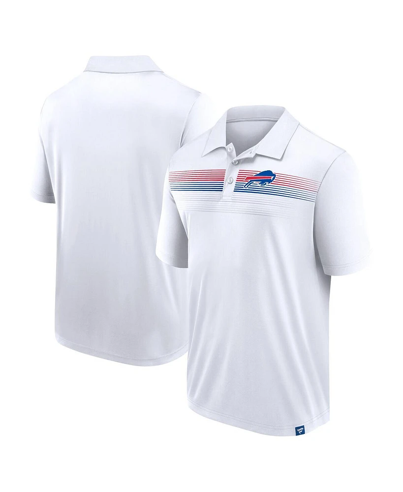 Fanatics Men's White Buffalo Bills Big Tall Sublimated Polo