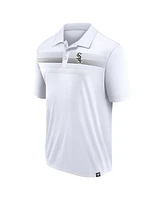 Fanatics Men's White Chicago Sox Big Tall Victory For Us Interlock Polo Shirt