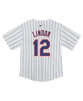 Nike Baby Francisco Lindor White New York Mets Game Jersey