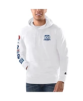 Starter Men's White New York Giants 100th Season Pullover Hoodie