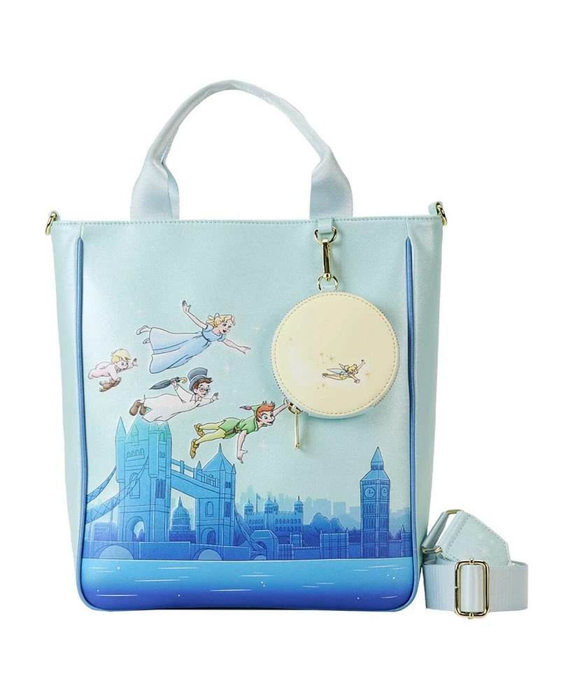 Loungefly Peter Pan You Can Fly Glow Tote Bag