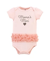 Hudson Baby Girls Cotton Bodysuits, Mamas Mini Tutu, 6-9 Months