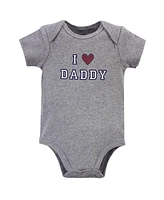 Hudson Baby Baby Boys Cotton Bodysuits Daddy 3-Pack - Boy daddy 3