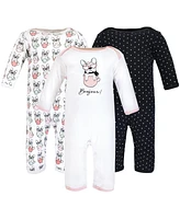 Hudson Baby Baby Girls Hudson Cotton Coveralls