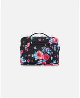 Deux par Deux Girl Lunch Box Black Printed Roses - Toddler|Child