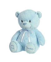 ebba Large My First Teddy Adorable Baby Plush Toy Blue 28"