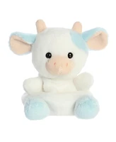 Aurora Mini Skyla Blueberry Cow Palm Pals Adorable Plush Toy Blue 4.5"