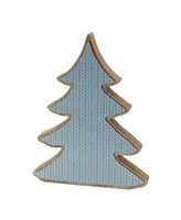 Slickblue Festive Tree Theme Wood Decor (Set of 2)