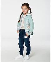 Deux par Baby Girls Cat Jeans Dark Denim