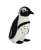 Aurora Medium African Penguin Destination Nation Adventurous Plush Toy White 12"