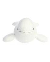 Aurora Large Beluga Destination Nation Adventurous Plush Toy White 15.5"