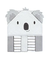 Hudson Baby Unisex Baby Hooded Towel and Five Washcloths, Koalas, One Size