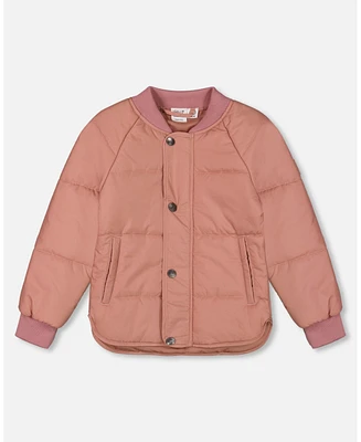 Deux par Toddler Girls Quilted Jacket Pink - Toddler|Child