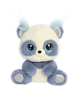 Aurora Medium Peony Panda Enchanted Sparkling Plush Toy Blue 9.5"