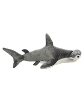 Aurora Medium Hammerhead Shark Destination Nation Adventurous Plush Toy Gray 12"