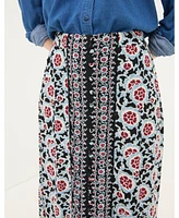 FatFace Women's Arabella Wild Floral Midi Skirt