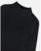 Deux par Big Girls Super Soft Brushed Mock Neck Top