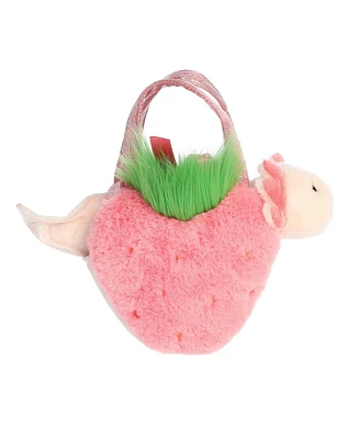 Aurora Small Strawberry Axolotl Fancy Pals Fashionable Plush Toy Pink 8"