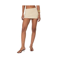 Edikted Women's Fiona Knit Mini Skirt