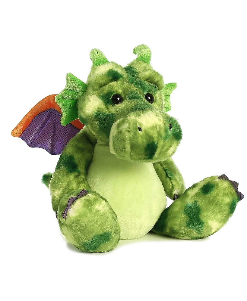 Aurora Medium Ohen Gentleheart Dinos & Dragons Ferocious Plush Toy Green 12"