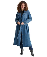 Dkny Jeans Women's Denim Trench Coat