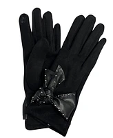 Marcus Adler Suede Glove with Bow