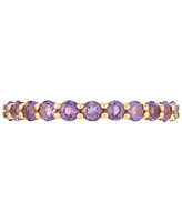 Garnet Narrow Band (1 ct. t.w.) 14k Gold (Also Additional Gemstones)