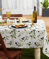 Design Imports Print Outdoor Tablecloth with Zipper