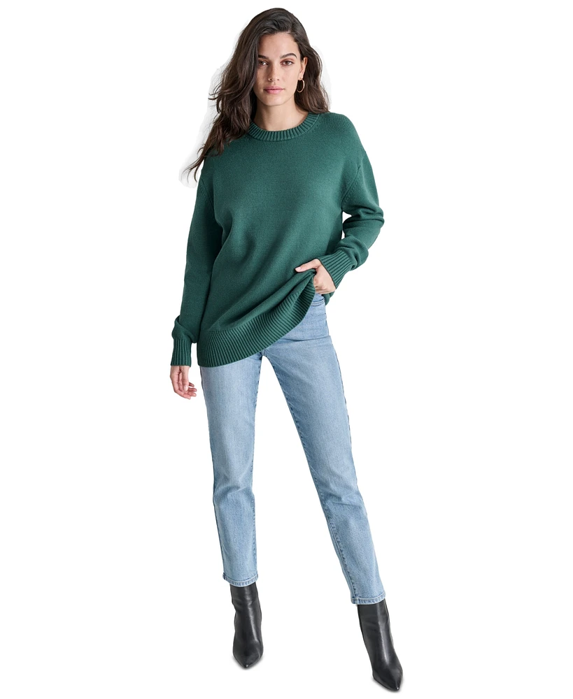 Dkny Jeans Women's Easy Crewneck Sweater