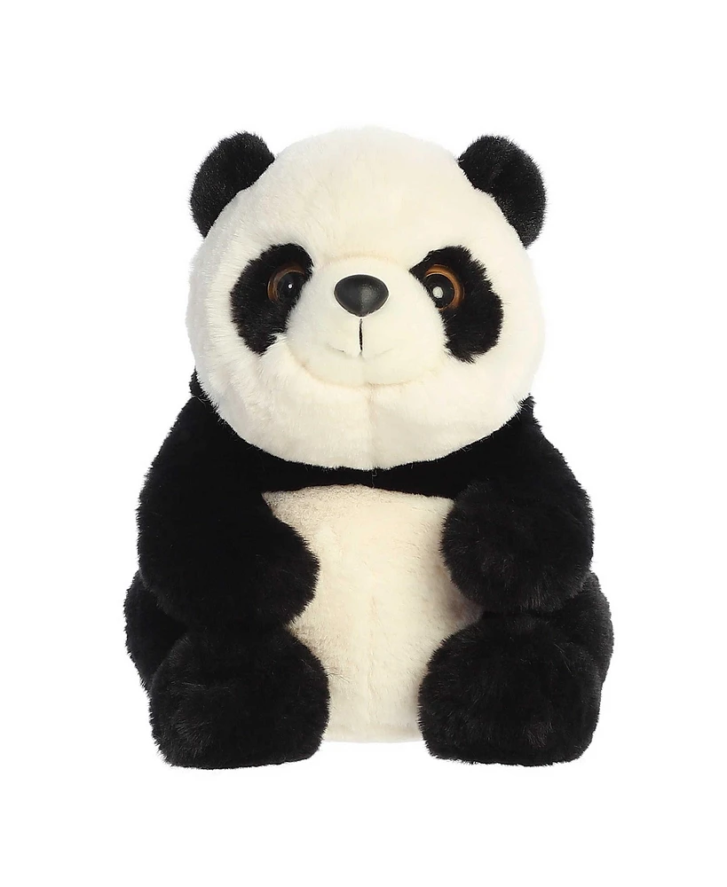 Aurora Medium Panda Lin Lin Adorable Plush Toy Black 11.5"