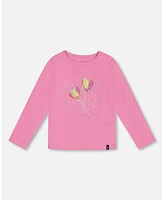 Deux par Toddler Girls Long Sleeve T-Shirt Pink - Toddler|Child