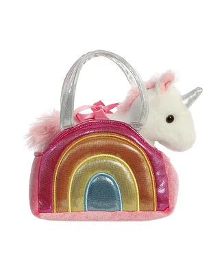 Aurora Small Over The Rainbow Unicorn Fancy Pals Fashionable Plush Toy Multicolor 7"