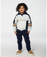 Deux par Toddler Boys Fleece Sweatpants With Cargo Pockets Navy - Toddler|Child